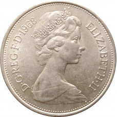 10 новых пенсов 1968 Великобритания из оборота