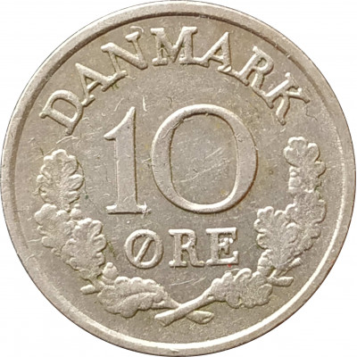 10 эре 1972 Дания из оборота 10 эре 1972 Дания из оборота
