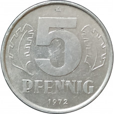 5 пфеннигов 1972 Германия ГДР A из оборота
