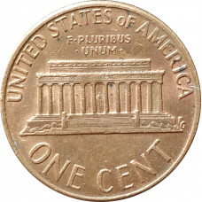 1 цент 1973 США S из оборота