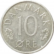 10 эре 1973 Дания из оборота
