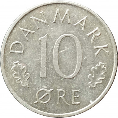 10 эре 1973 Дания из оборота 10 эре 1973 Дания из оборота
