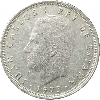 25 песет 1975 Испания 80 из оборота 25 песет 1975 Испания 80 из оборота
