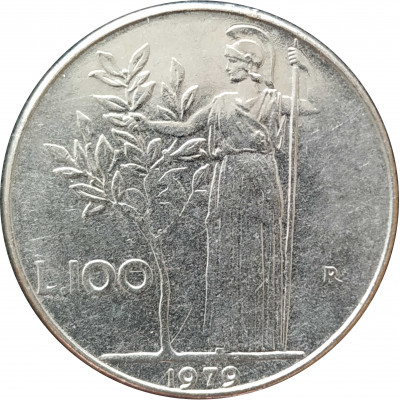 100 лир 1979 Италия из оборота
