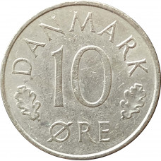 10 эре 1981 Дания из оборота