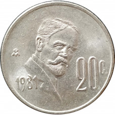 20 сентаво 1981 Мексика из оборота