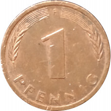 1 пфенниг 1982 Германия F из оборота