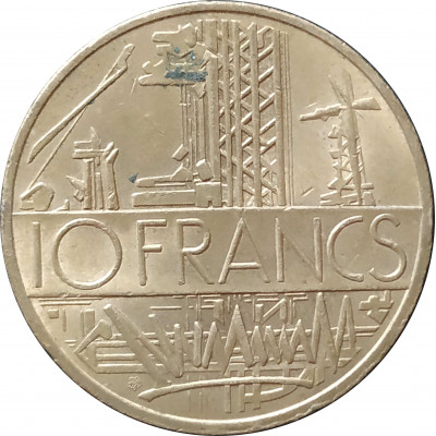 10 франков 1984 Франция из оборота 10 франков 1984 Франция из оборота
