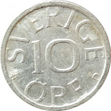 10 эре 1989 Швеция из оборота