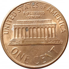 1 цент 1990 США D из оборота