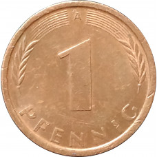 1 пфенниг 1991 Германия А из оборота