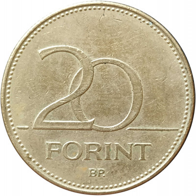20 форинтов 1994 Венгрия из оборота 20 форинтов 1994 Венгрия из оборота