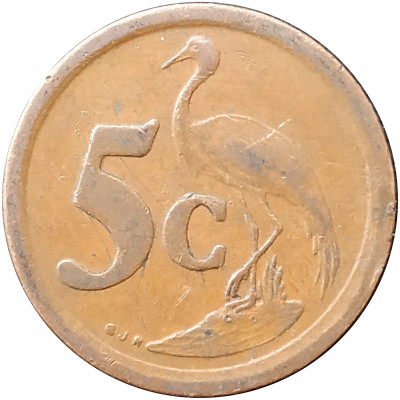 5 центов 1994 ЮАР из оборота 5 центов 1994 ЮАР из оборота