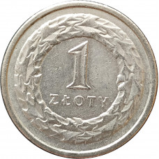 1 злотый 1995 Польша из оборота