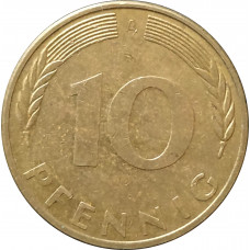 10 пфеннигов 1995 Германия A из оборота