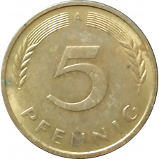 5 пфеннигов 1995 Германия A из оборота