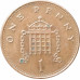 1 пенни 1996 Великобритания из оборота