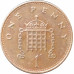 1 пенни 1997 Великобритания из оборота