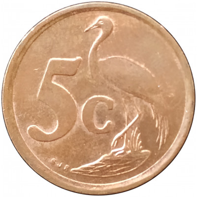 5 центов 1997 ЮАР из оборота 5 центов 1997 ЮАР из оборота