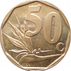 50 центов 1997 ЮАР из оборота
