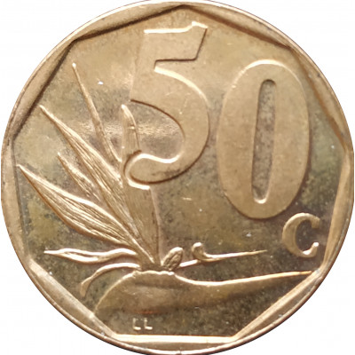 50 центов 1997 ЮАР из оборота 50 центов 1997 ЮАР из оборота
