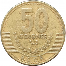 50 колонов 1999 Коста-Рика из оборота
