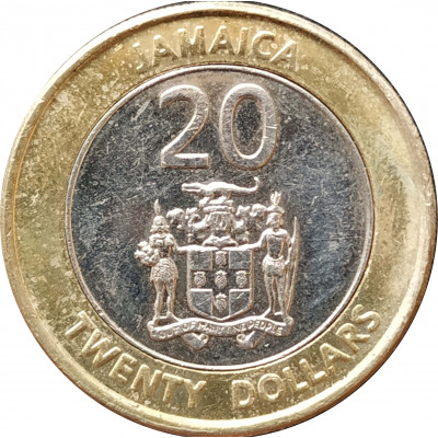 20 долларов 2001 Ямайка из оборота 20 долларов 2001 Ямайка из оборота