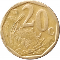 20 центов 2003 ЮАР из оборота