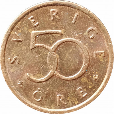 50 эре 2003 Швеция из оборота