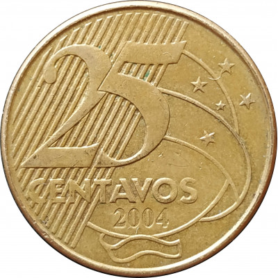 25 сентаво 2004 Бразилия из оборота 25 сентаво 2004 Бразилия из оборота
