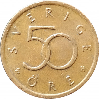 50 эре 2005 Швеция из оборота 50 эре 2005 Швеция из оборота