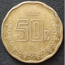 50 сентаво 2006 Мексика из оборота
