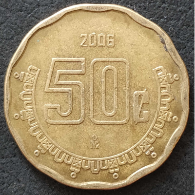 50 сентаво 2006 Мексика из оборота