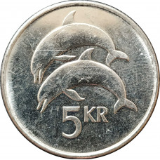 5 крон 2007 Исландия из оборота