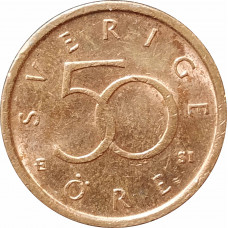 50 эре 2007 Швеция из оборота
