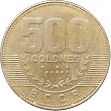 500 колонов 2007 Коста-Рика из оборота