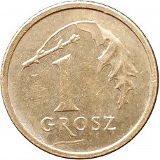 1 грош 2008 Польша из оборота