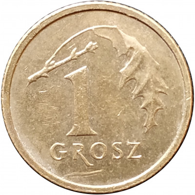 1 грош 2008 Польша из оборота 1 грош 2008 Польша из оборота