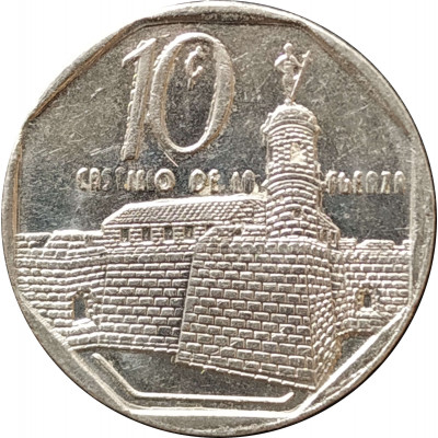 10 сентаво 2008 Куба из оборота 10 сентаво 2008 Куба из оборота