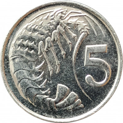 5 центов 2008 Каймановы острова из оборота