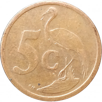 5 центов 2008 ЮАР из оборота 5 центов 2008 ЮАР из оборота