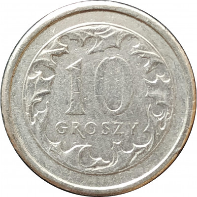 10 грошей 2009 Польша из оборота 10 грошей 2009 Польша из оборота