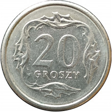 20 грошей 2009 Польша из оборота