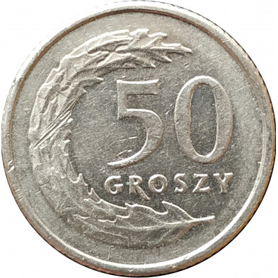 50 грошей 2009 Польша из оборота 50 грошей 2009 Польша из оборота