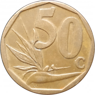 50 центов 2009 ЮАР из оборота 50 центов 2009 ЮАР из оборота