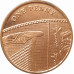 1 пенни 2010 Великобритания из оборота