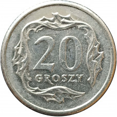 20 грошей 2010 Польша из оборота