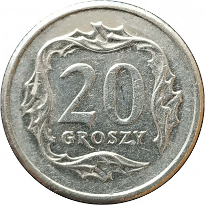 20 грошей 2010 Польша из оборота 20 грошей 2010 Польша из оборота