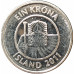 1 крона 2011 Исландия из оборота
