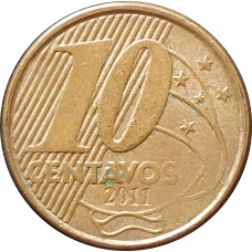 10 сентаво 2011 Бразилия из оборота